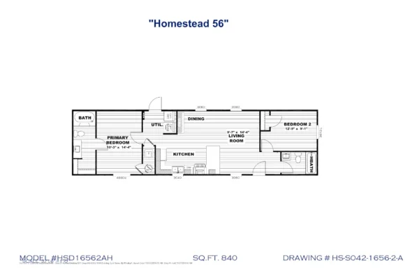 Homestead 56 HSD16562A